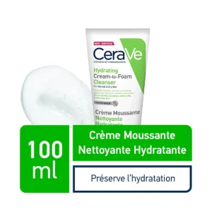 Cerave-Creme-Moussante-Nettoyante-Hydratante-100ml- Cerave Crème Moussante Nettoyante Hydratante 100 ml