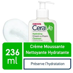 Cerave-Creme-Moussante-Nettoyante-Hydratante-236ml Cerave Crème Moussante Nettoyante Hydratante 236 ml