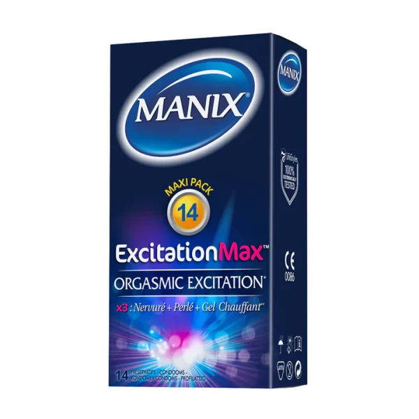 Manix-Excitation-Max-14-Preservatif- Manix Excitation Max 14 Préservatif