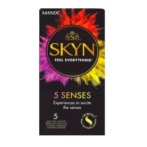 Manix-Skyn-5-Senses-Preservatifs-5-Unites- Manix Skyn 5 Sences Préservatifs 5 Unités