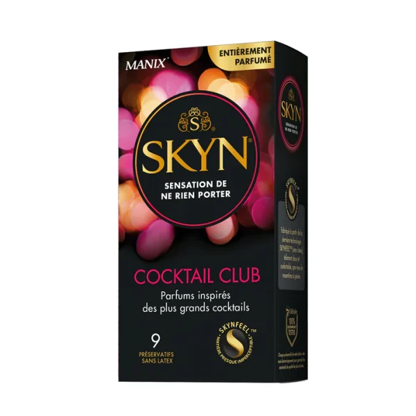 Manix-Skyn-Cocktail-Club-9-Preservatifs- Manix Skyn Cocktail Club 9 Préservatifs