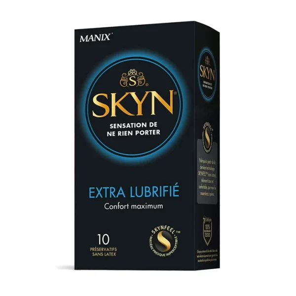 Manix-Skyn-Extra-Lubrifie-10-Preservatif- Manix Skyn Extra Lubrifié 10 Préservatif