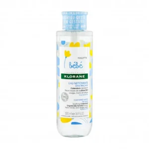 Klorane - Eau nettoyante sans rinçage au Calendula apaisant - Bébé - Peau normale 500 ml maroc